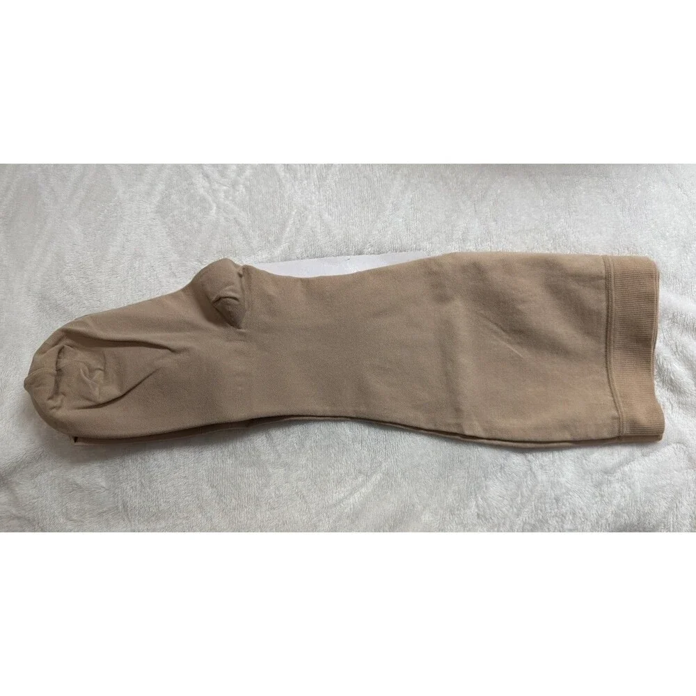 Knee High Compression Socks 4XL Nude 15-20 MmHg Closed Toe